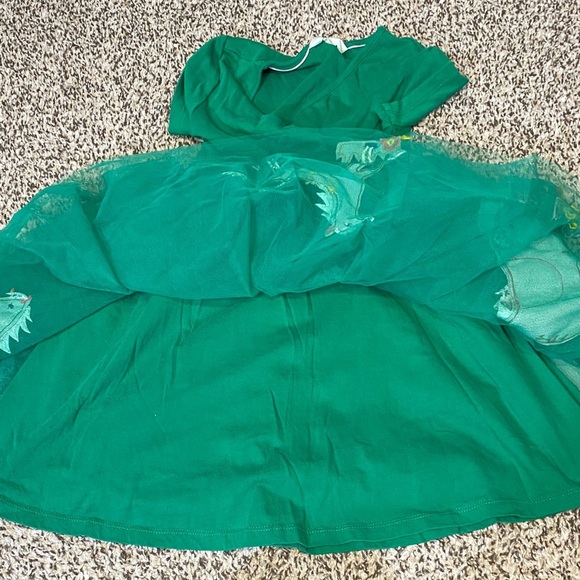 Mini Boden Green Tulle Dress with Horse Appliques - Picture 4 of 8